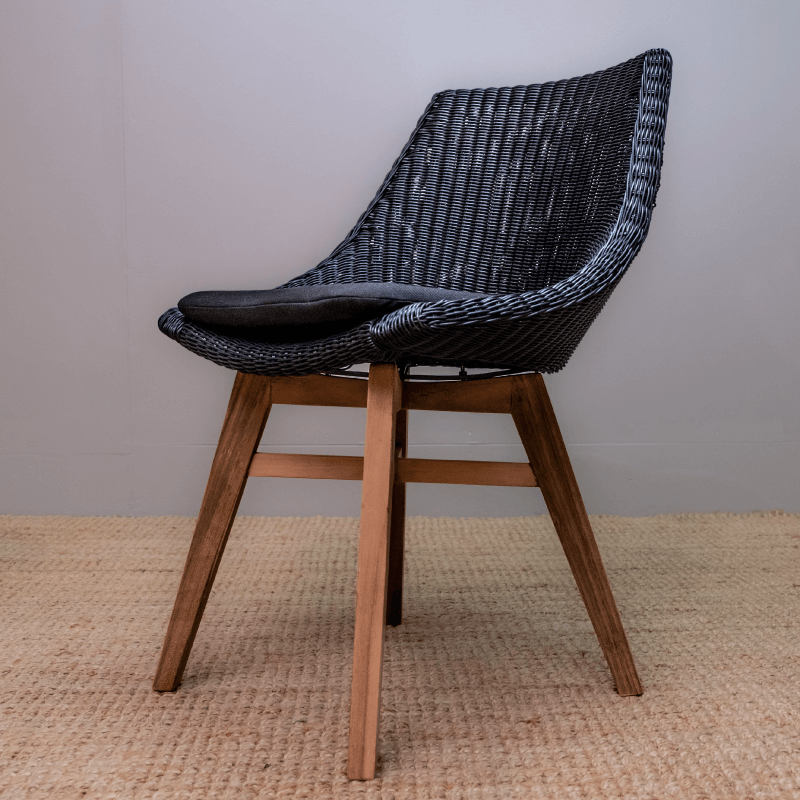 Obi Dining Chair Black(Indoor & Outdoor)